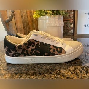 🔥BOGO🔥 Steve Madden Phillip Leopard Suede Sneakers 8.5